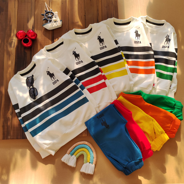 بلوز شلوار راه راه Polo