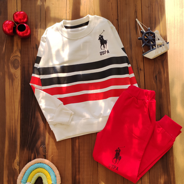 بلوز شلوار راه راه Polo