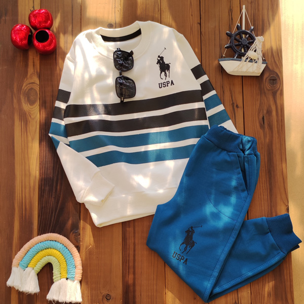 بلوز شلوار راه راه Polo
